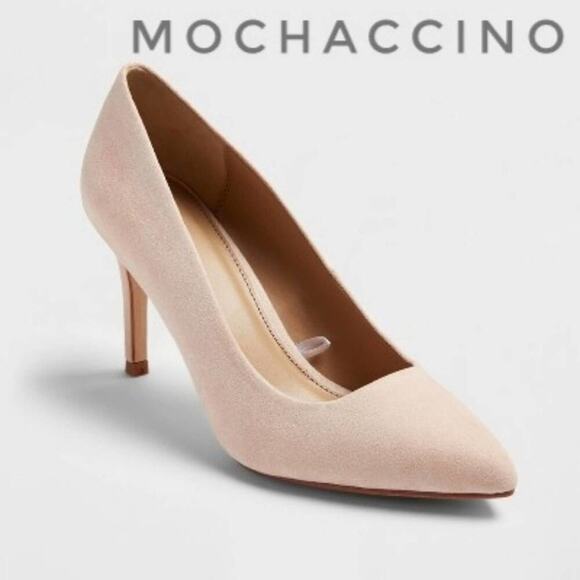 [NEW IN BOX] A New Day "MOCHACCINO" Suede Pointed Toe 3" Size 10W - Picture 1 of 9